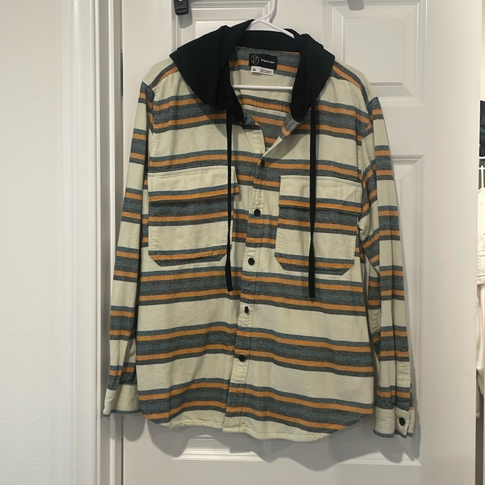 Original Use Size Extra Large Button-Down Flannel… - image 1